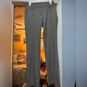 Amanda & Chelsea stretch dress slacks grey plaid